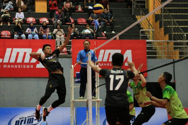Universitas Trisakti (Usakti) Jakarta menjadi jawara alias pemuncak kejuaraan bola voli Liga Mahasiswa bertajuk  LIMA Volleyball: Air Mineral Prim-A Greater Jakarta Conference (GJC) Season 7. 
