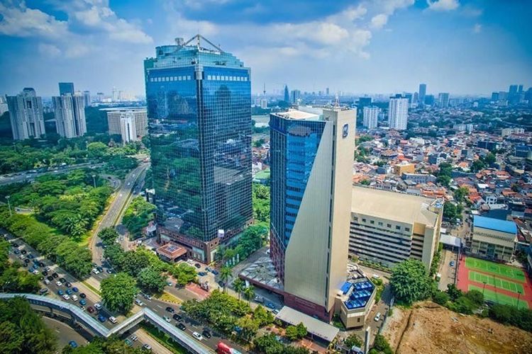 Gedung kantor BRI. BRI buka lowongan kerja dalam program Rekrutmen Bersama BUMN 2023.