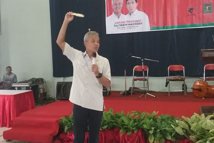 Calon gubernur Jawa Tengah, Ganjar Pranowo.