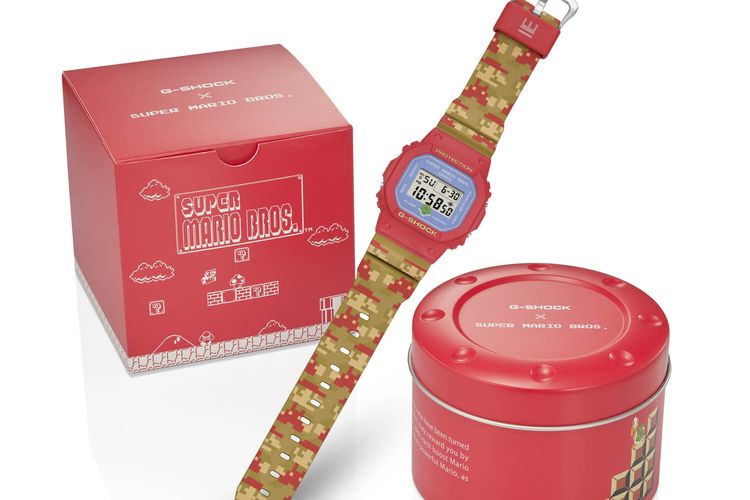 Casio x Nintendo G-Shock DW-5600SMB-4 Super Mario Bros