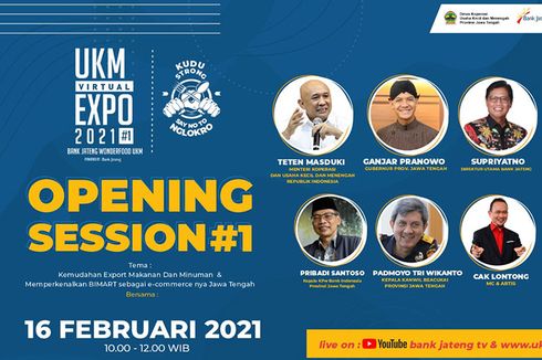 UKM Virtual Expo 2021 Bank Jateng, Berikan Semangat kepada Pelaku UMKM di Jawa Tengah