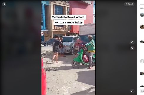 Video Viral Pengemudi Cekcok Ajak Berkelahi Sopir Mobil Boks di Medan