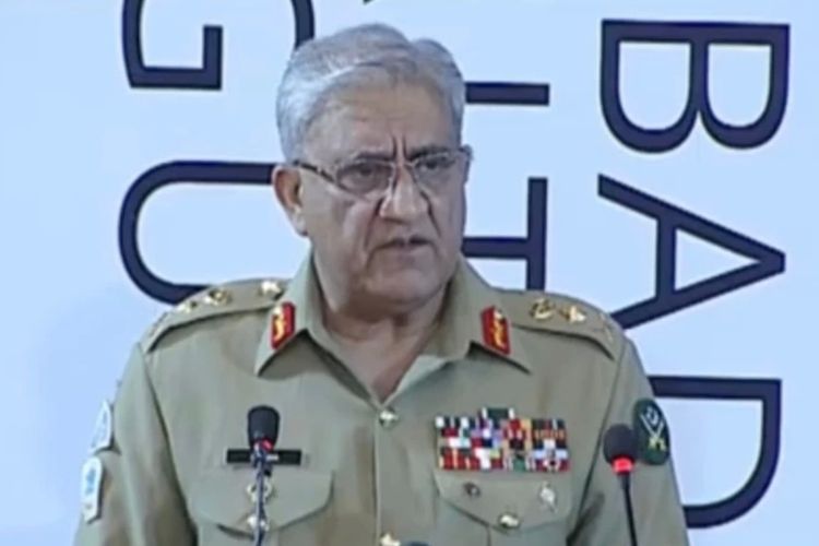 Panglima militer Pakistan, Jenderal Qamar Javed Bajwa.