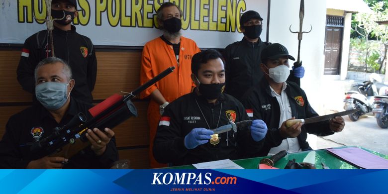 Emosi, Pria di Bali Ancam Penagih Utang Gunakan Pedang