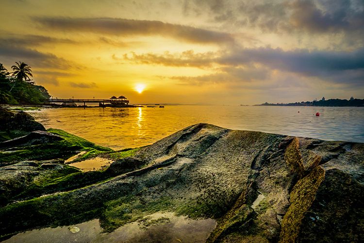 Pulau Ubin di Singapura.