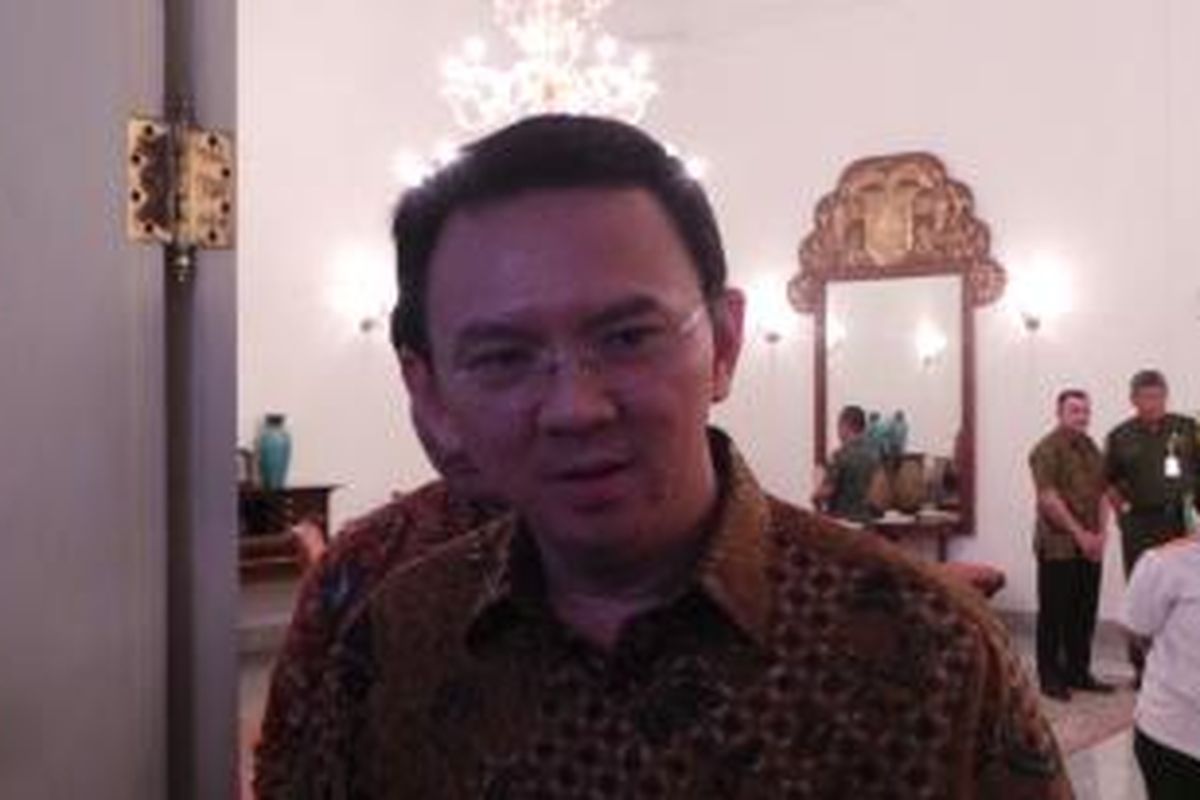 Gubernur DKI Jakarta Basuki Tjahaja Purnama di Balai Kota, Selasa (8/12/2015).