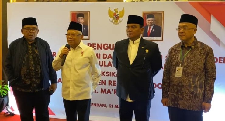 Wapres Ma'ruf Amin Anggap Wajar Hasil Pemilu Digugat ke MK