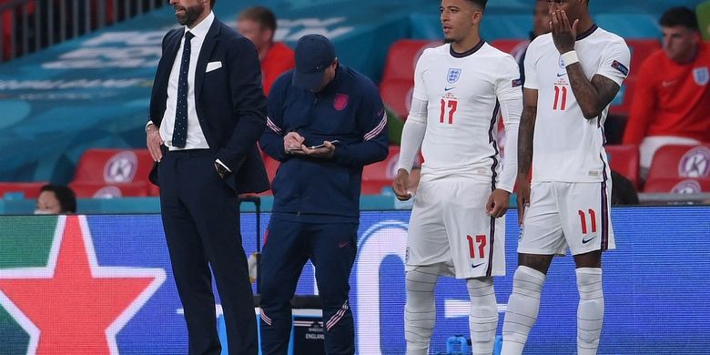 Lagi Viral, Masuk Menit 120, Dua Pemain Inggris Ini "Bantu" Italia Juara Euro 2020