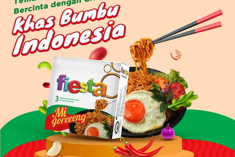 Rilisan terbaru Fiesta Indonesia dengan rasa mie goreng