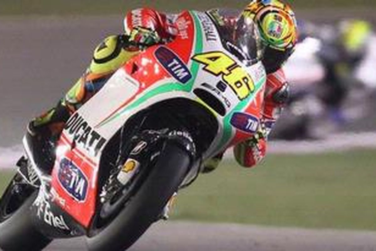 Pebalap Ducati, Valentino Rossi.
