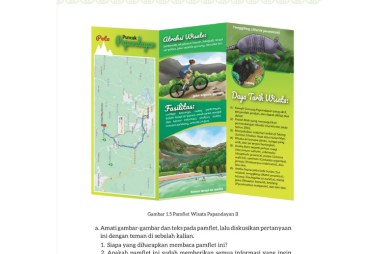 Kunci Jawaban Bahasa Indonesia Kelas 7 Halaman 17: Pamflet Gunung Papandayan