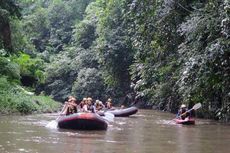 Turis Asing Menyukai Arung Jeram di Sungai Ayung