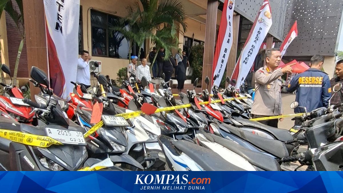 Polda Banten Amankan 13 Motor Curanmor, Korban Bisa Ambil Gratis dengan Syarat Bukti Kepemilikan