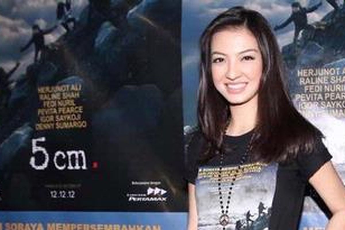 Pemain film pendatang baru Raline Shah  