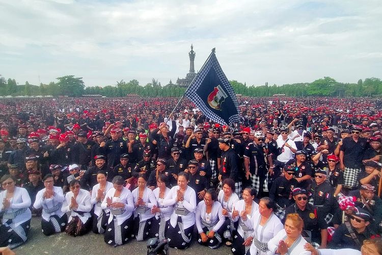 Pecalang dari 1.500 Desa Adat di Bali Deklarasi Tolak Preman Berbaju Ormas