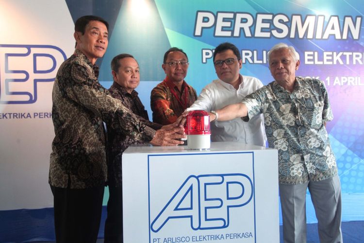 Peresmian PT Arlisco Elektrika Perkasa di Banten, Senin (01/4/2019)