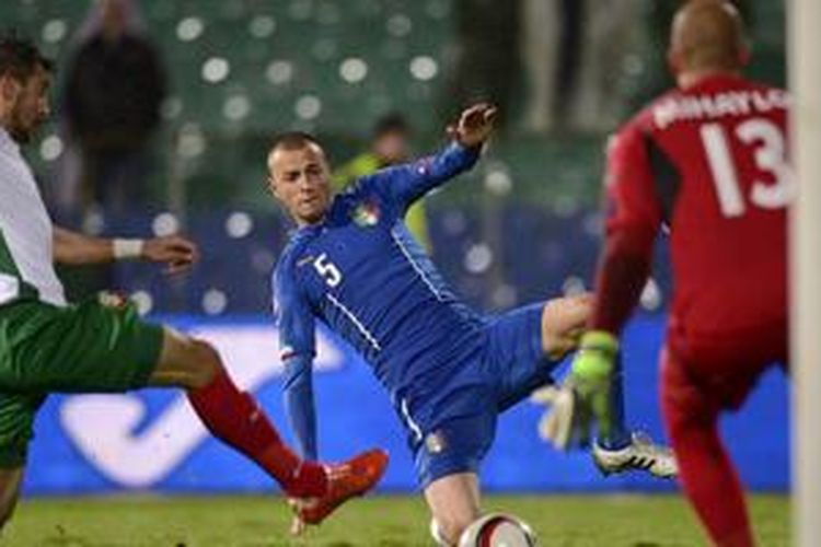 Italia bermain imbang dengan Bulgaria di Sofia, Sabtu (28/3/2015). 