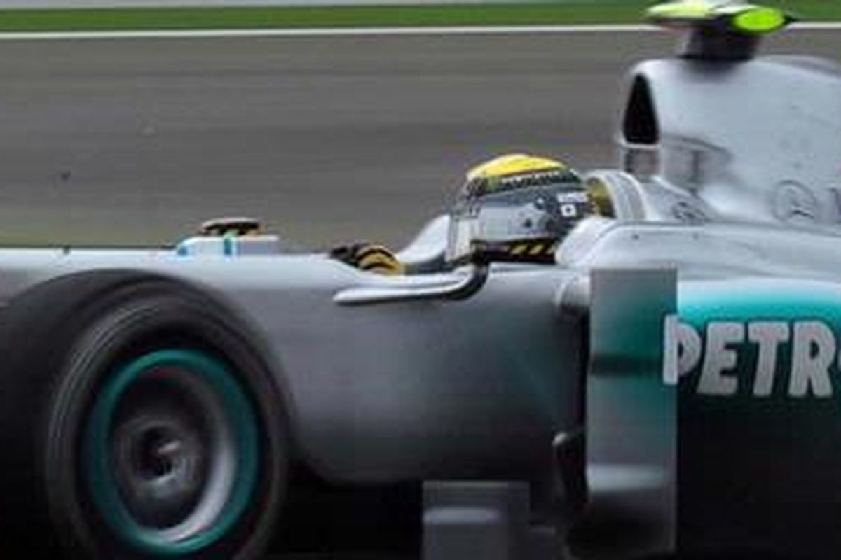 Pebalap Mercedes GP, Nico Rosberg.
