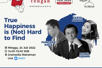 Menemukan Kebahagiaan Sejati Bersama Fumitage Koga dan Ichiro Kishimi di Festival Ruang Tengah 2022