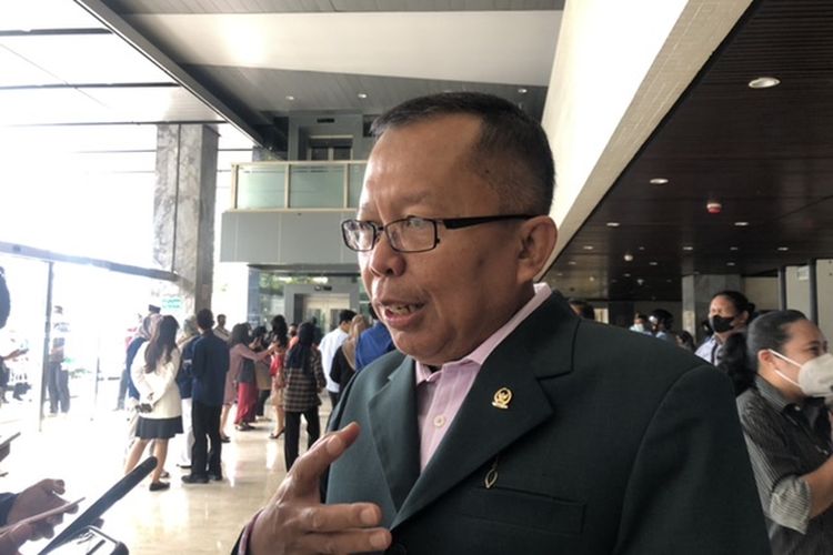 Wakil Ketua Umum PPP Arsul Sani ditemui di Gedung DPR RI, Senayan, Jakarta, Kamis (16/2/2023). 