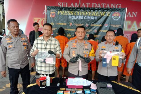 Todongkan Pistol, Kawanan Begal Rampas Sepeda Motor di Cimahi