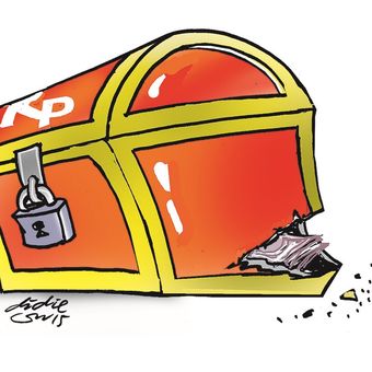 Ilustrasi korupsi, suap, dana hibah. 