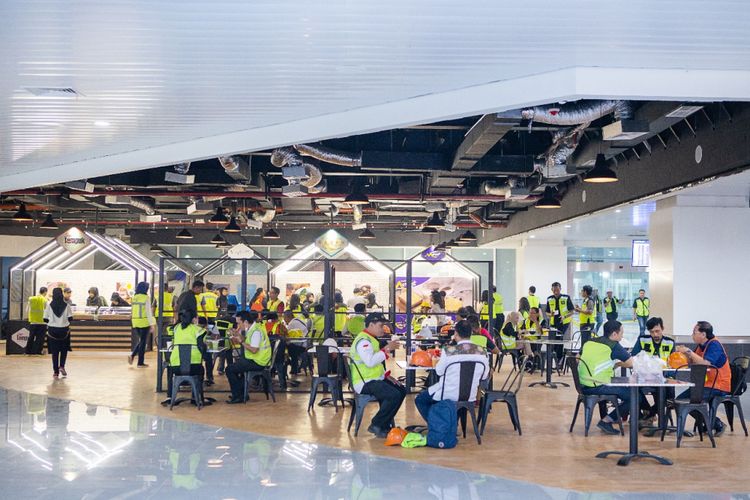 Suasana terminal baru Bandara Internasional Ahmad Yani Semarang