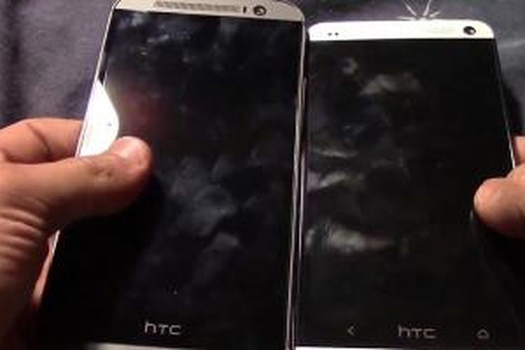 All New HTC One disandingkan dengan HTC One