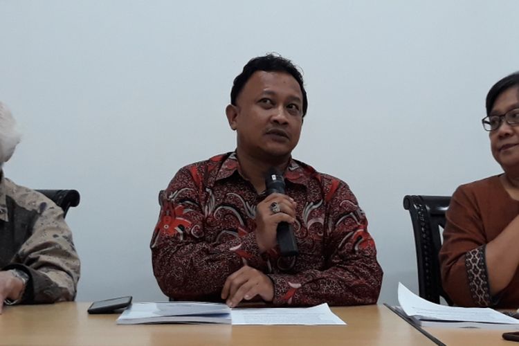 Komisioner Komnas HAM Choirul Anam di Kantor Komnas HAM, Jakarta, Jumat (21/12/2018).