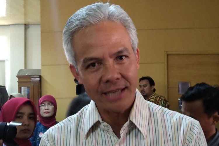  Gubernur Jawa Tengah Ganjar Pranowo. 
