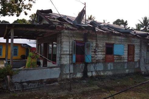 5 Rumah di Belitung Rusak Diterjang Puting Beliung, Sebagian Warga Mengungsi