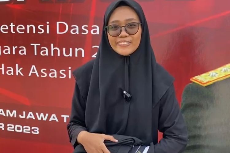 Husna, peserta tes Calon Pegawai Negeri Sipil (CPNS) di Kota Semarang, Jawa Tengah (Jateng).