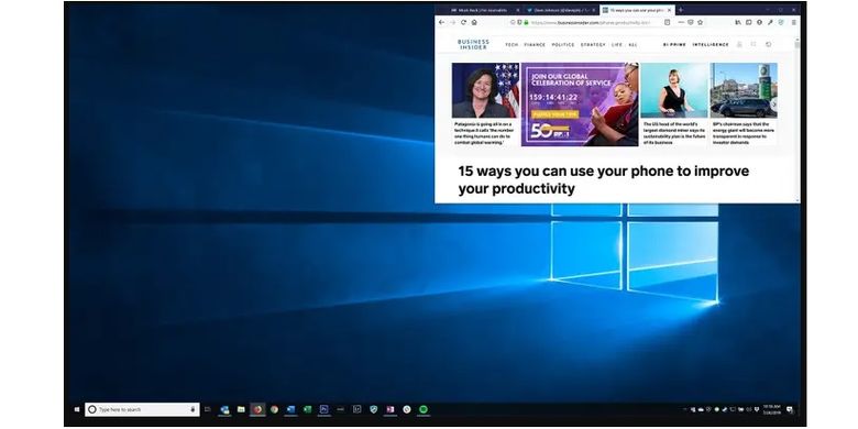 Cara melakukan split screen di Windows 10