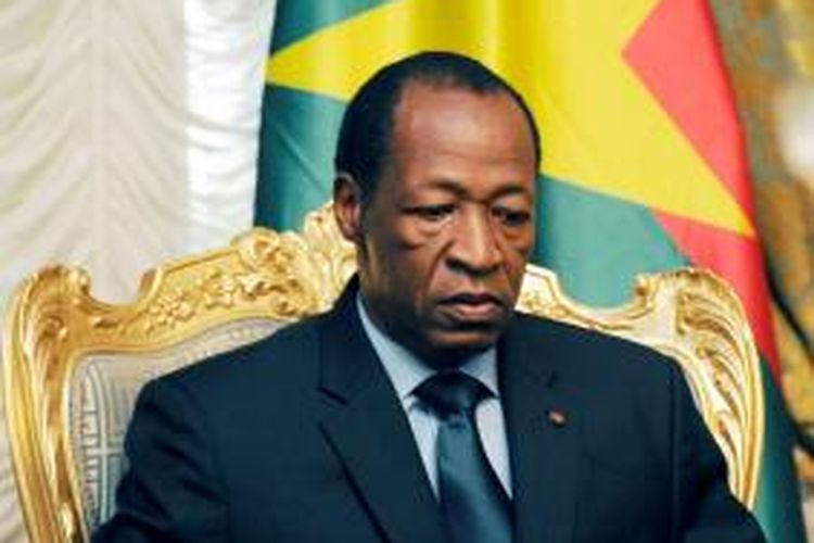 Presiden Burkina Faso, Blaise Compaore.