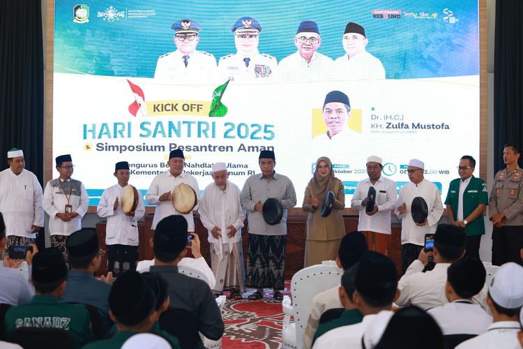 Peringatan Hari Santri Nasional di Banyuwangi.