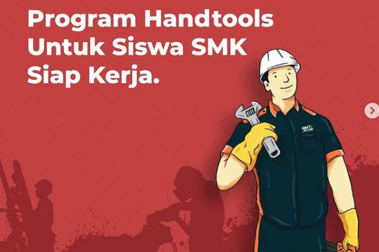 Direktorat SMK Kemendikbud Ristek memberikan bantuan hand tools kepada sejumlah SMK.