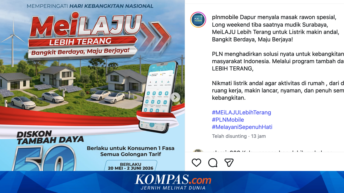 Diskon Tambah Daya Listrik 50 Persen dari PLN, Berlaku Hingga 2 Juni 2026