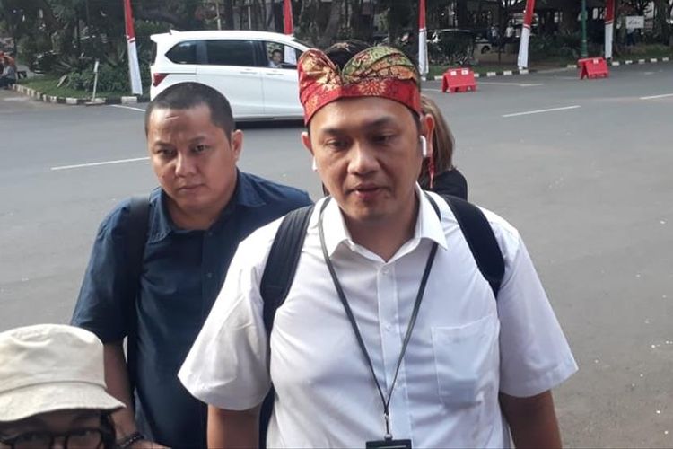 Pengacara Farhat Abbas mendatangi Polda Metro Jaya pada Rabu (7/8/2019) pukul 17.00.