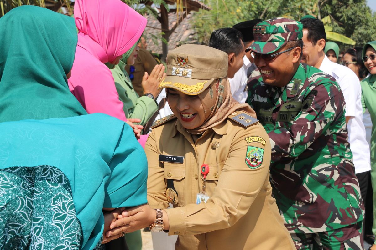 Peresmian program TMMD Sengkuyung III oleh Wabup Blora