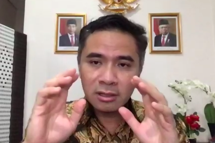 Direktur Jenderal Pendidikan Vokasi Kementerian Pendidikan, Kebudayaan, Riset dan Teknologi Wikan Sakarinto dalam webinar yang diadakan Komunitas Sevima.