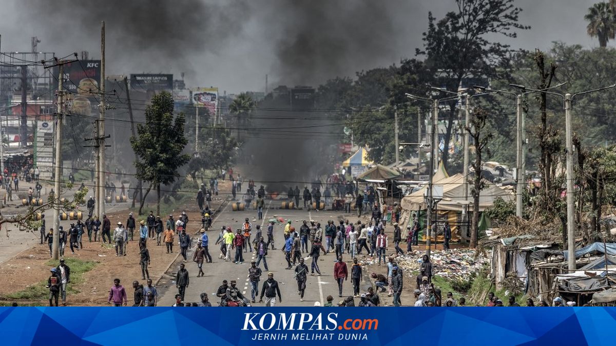 Demo Gen Z Digelar Lagi, Polisi Blokade Jalan Menuju Pusat Kota Nairobi