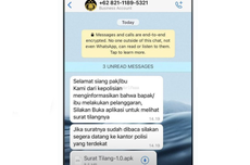 Polisi: Surat E-tilang Dikirim lewat WhatsApp adalah Modus Penipuan