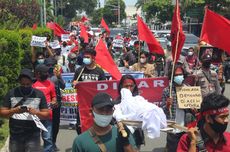 Demo Ricuh, Polisi dan Mahasiswa Baku Pukul di Lhokseumawe