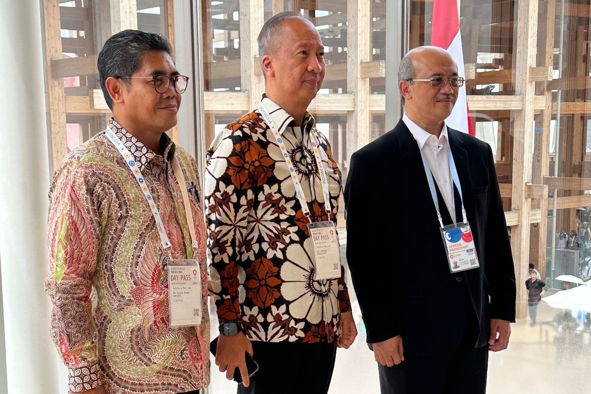 Menteri Perindustrian (Menperin) Agus Gumiwang Kartasasmita saat menghadiri World Expo Osaka 2025, Sabtu (12/7/2025).