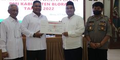 Bupati Arief Tunjuk Dandim Andy Soelistyo sebagai Ketua Bulan Dana PMI Blora 2022