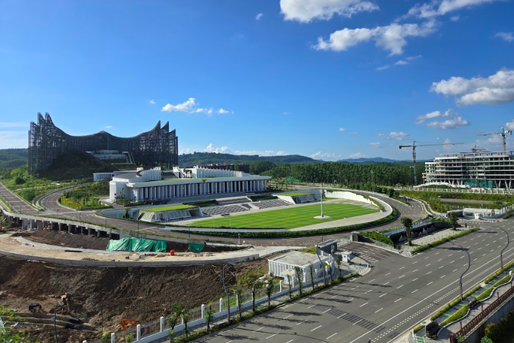 Istana Kepresidenan di Kawasan Inti Pusat Pemerintahan (KIPP), Ibu Kota Nusantara (IKN)