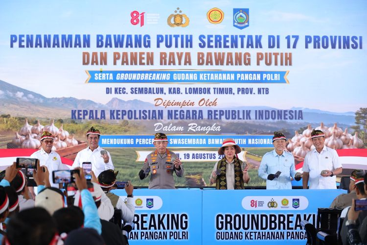 Tingkatkan Produksi Bawang Putih Dalam Negeri, Kementan Salurkan Bantuan Rp 55,65 Miliar