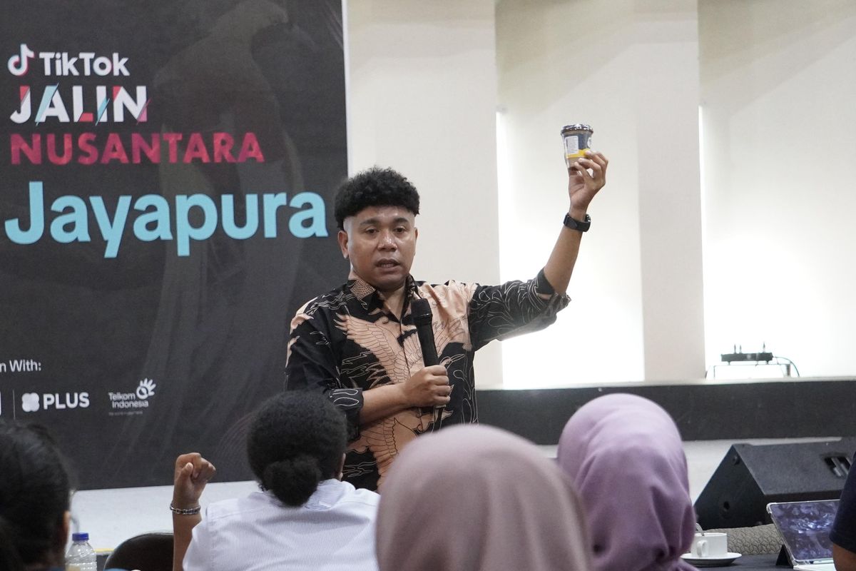 Kegiatan Tiktok Jalin Nusantara di Jayapura, Papua