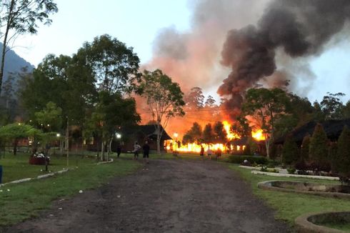 Kebakaran di Emte Highland Resort Rancabali, Kerugian Capai Rp 1 Miliar