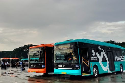Tahun 2030, Seluruh Armada Transjakarta Pakai Bus Listrik